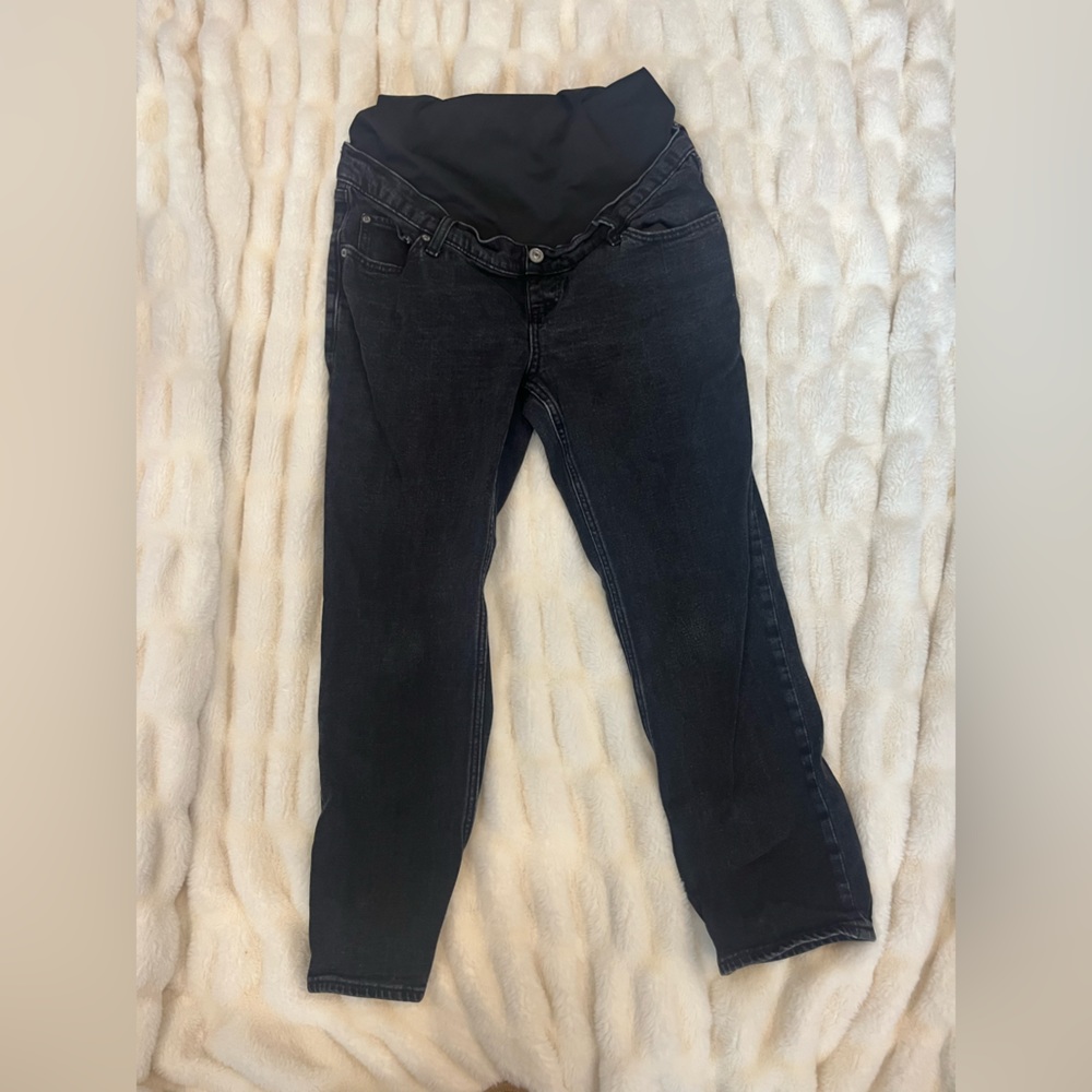 Abercrombie and Fitch maternity jeans.